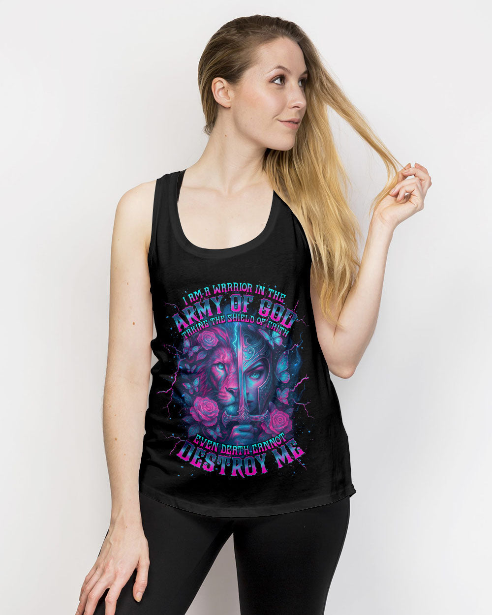 I Am A Warrior In The Army Of God Women's All Over Print Shirt - Tlnt1806252