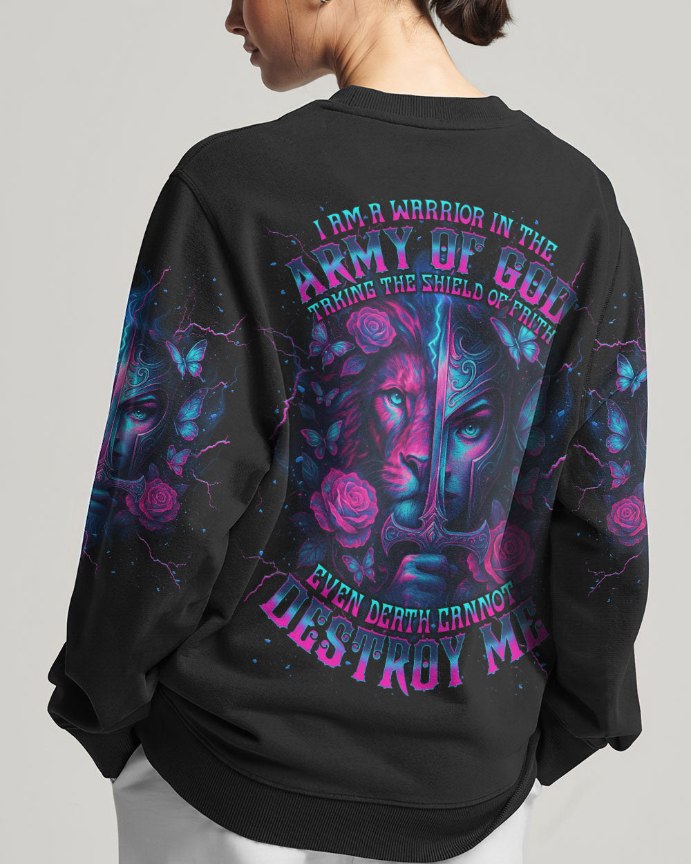 I Am A Warrior In The Army Of God Women's All Over Print Shirt - Tlnt1806252