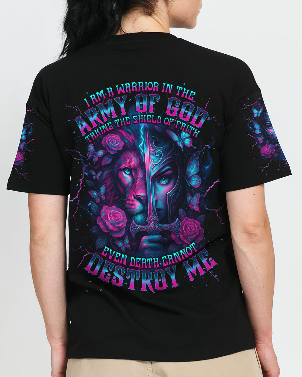 I Am A Warrior In The Army Of God Women's All Over Print Shirt - Tlnt1806252
