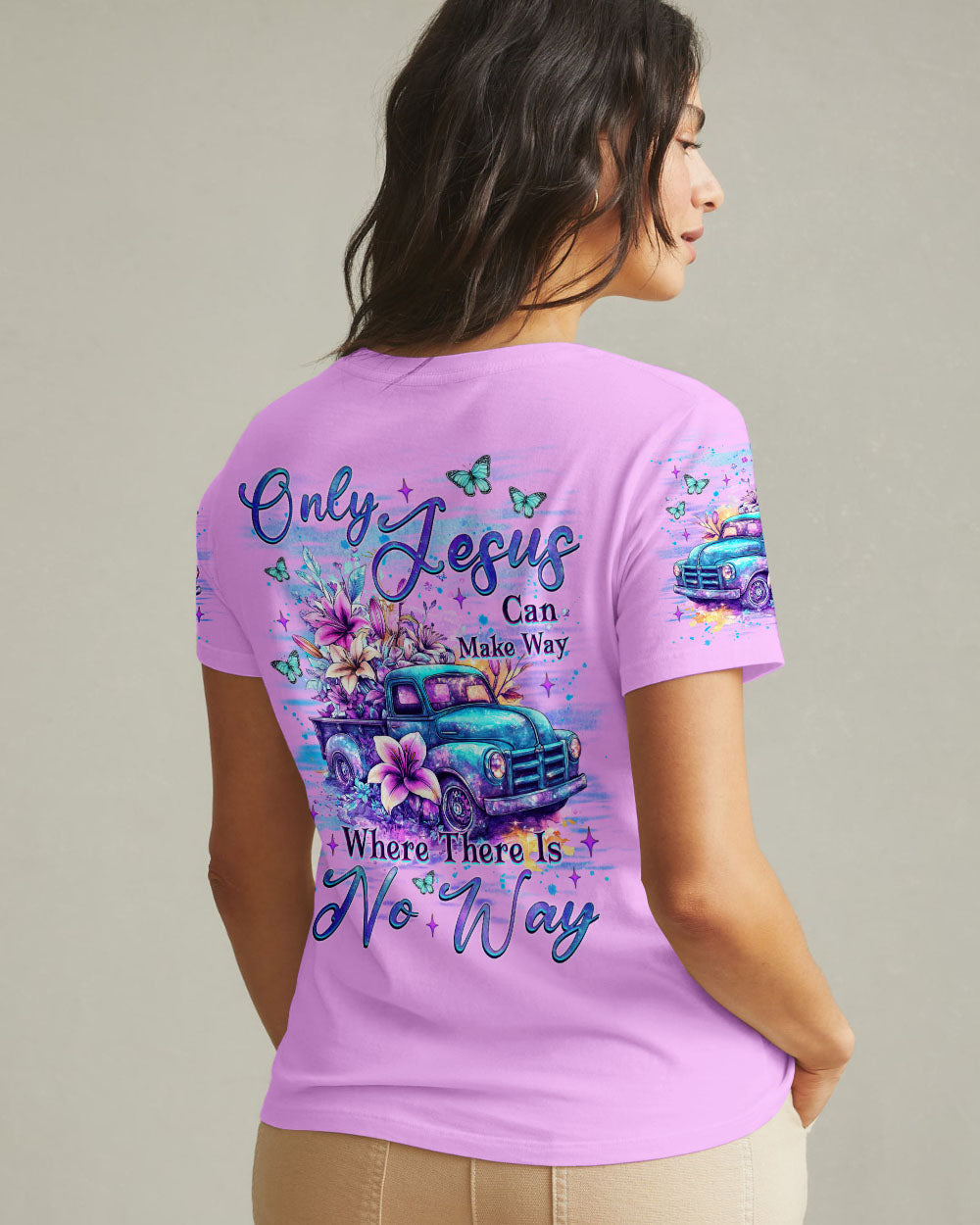 Only Jesus Can Make Way Women's All Over Print Shirt - Tlnt1905253