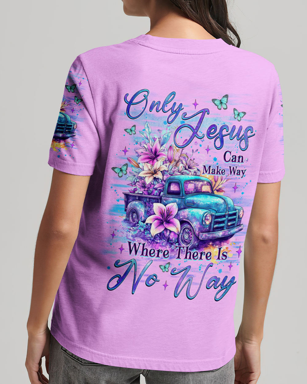 Only Jesus Can Make Way Women's All Over Print Shirt - Tlnt1905253
