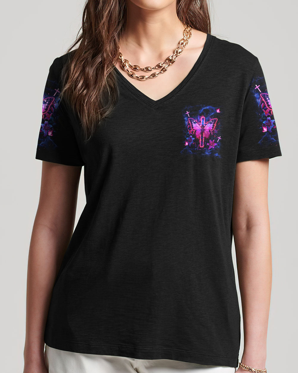 When God Steps In Miracles Happen Women's All Over Print Shirt - Tlnt1906251