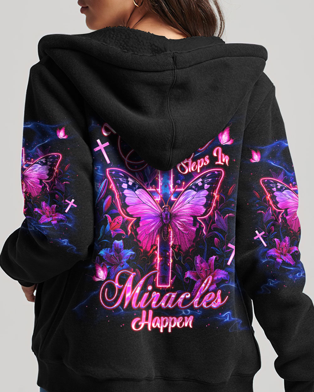 When God Steps In Miracles Happen Women's All Over Print Shirt - Tlnt1906251