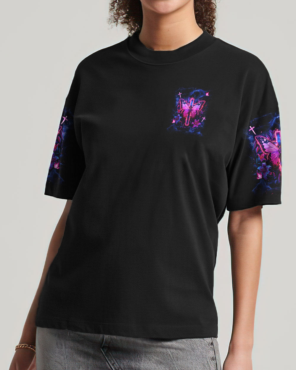 When God Steps In Miracles Happen Women's All Over Print Shirt - Tlnt1906251