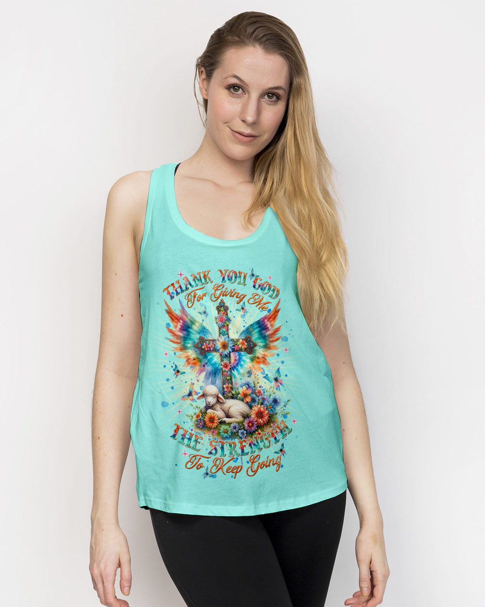 Thank You God Jesus Lamb Women's All Over Print Shirt - Tlnt2005252