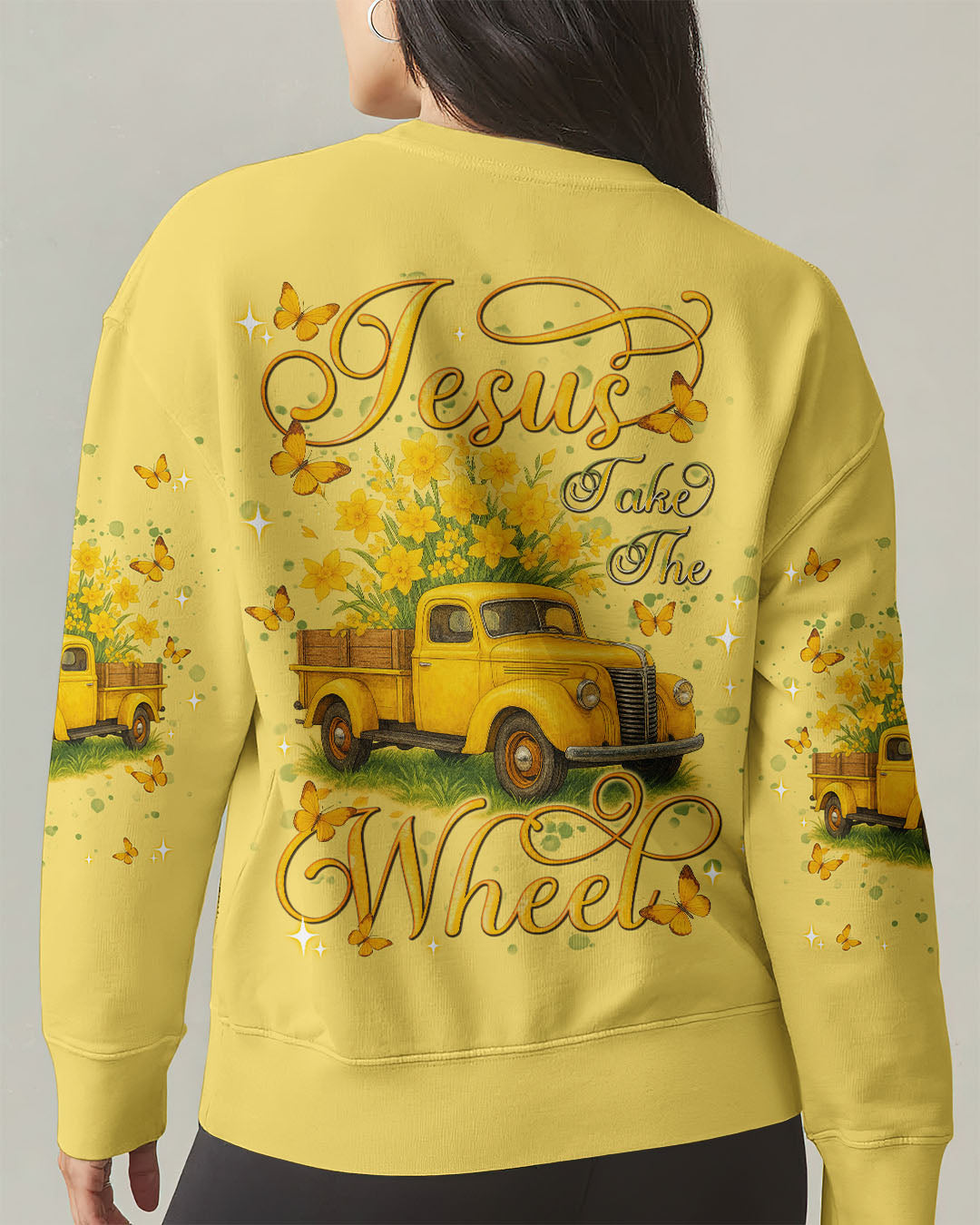 Jesus Take The Wheel Women's All Over Print Shirt - Tlnt2104254