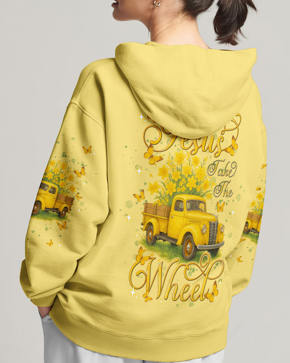 Jesus Take The Wheel Women's All Over Print Shirt - Tlnt2104254