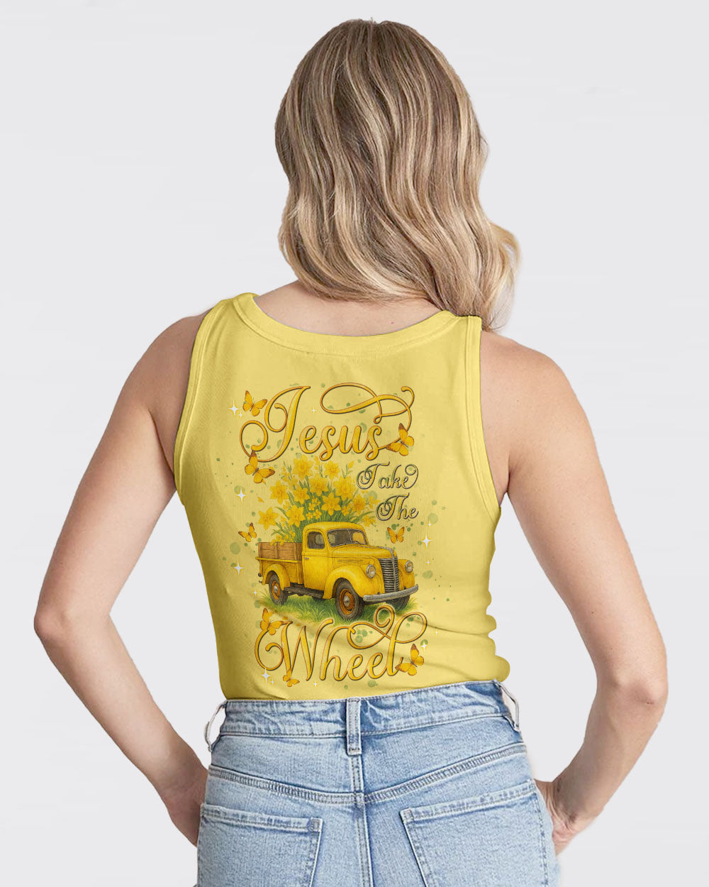 Jesus Take The Wheel Women's All Over Print Shirt - Tlnt2104254