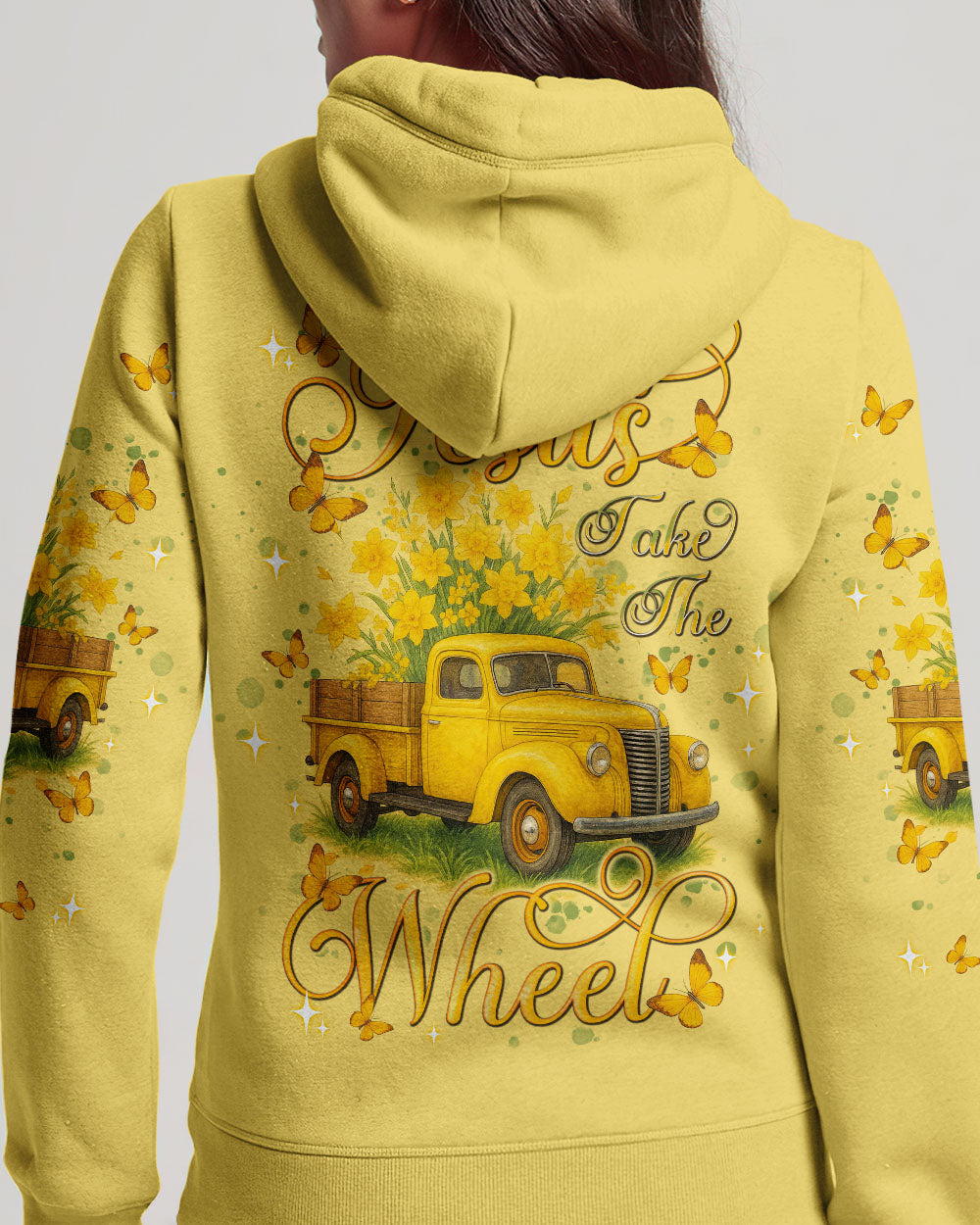 Jesus Take The Wheel Women's All Over Print Shirt - Tlnt2104254