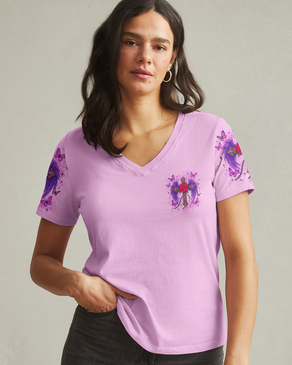 He Brought Me Out Of Darkness Women's All Over Print Shirt - Tlnz0705251