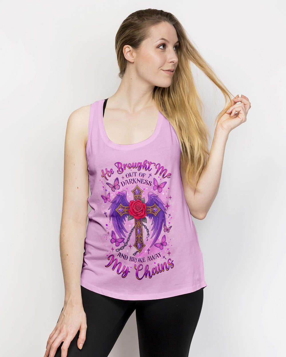 He Brought Me Out Of Darkness Women's All Over Print Shirt - Tlnz0705251