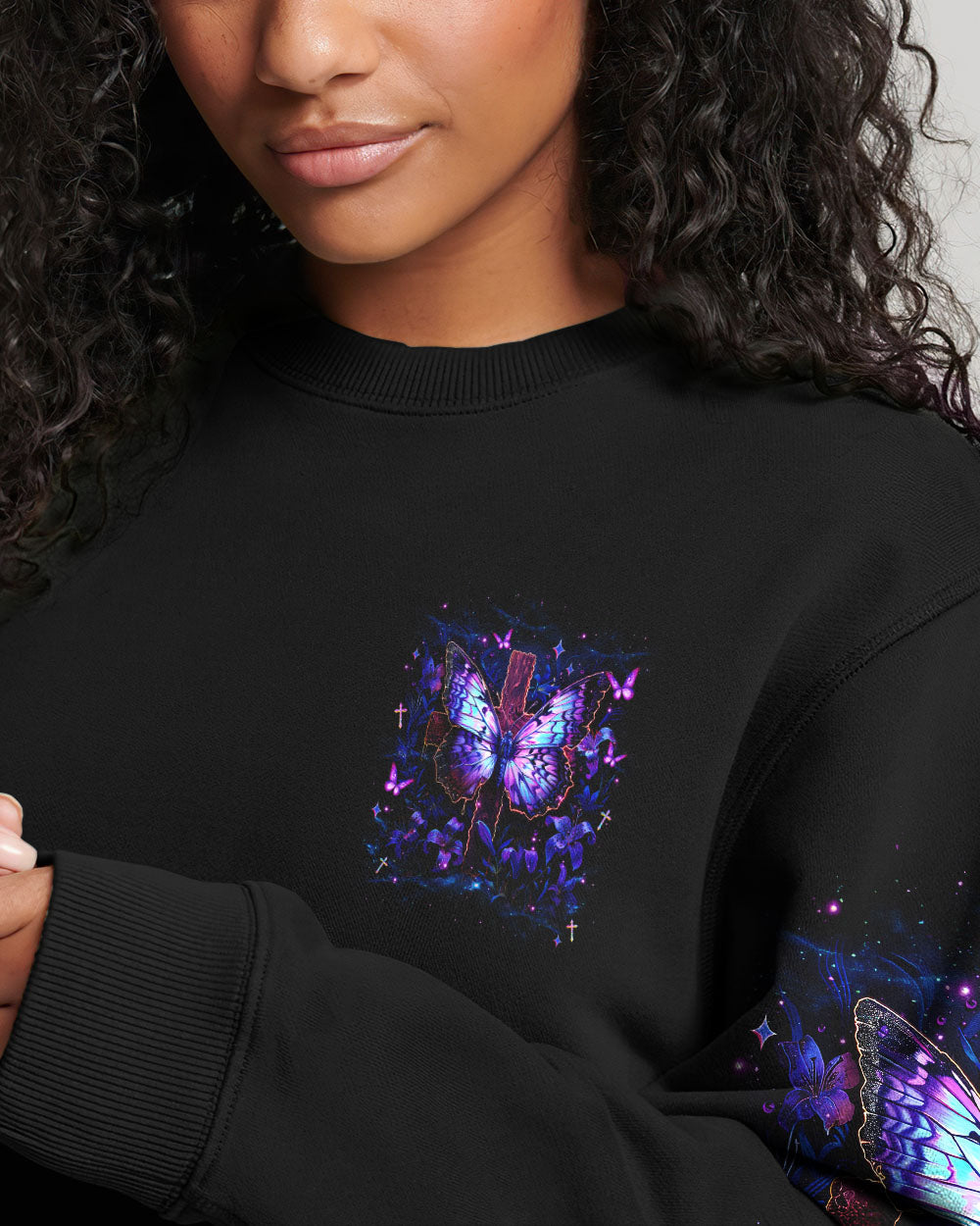 When Butterflies Appear Angels Are Near Women's All Over Print Shirt - Tlnz0906253