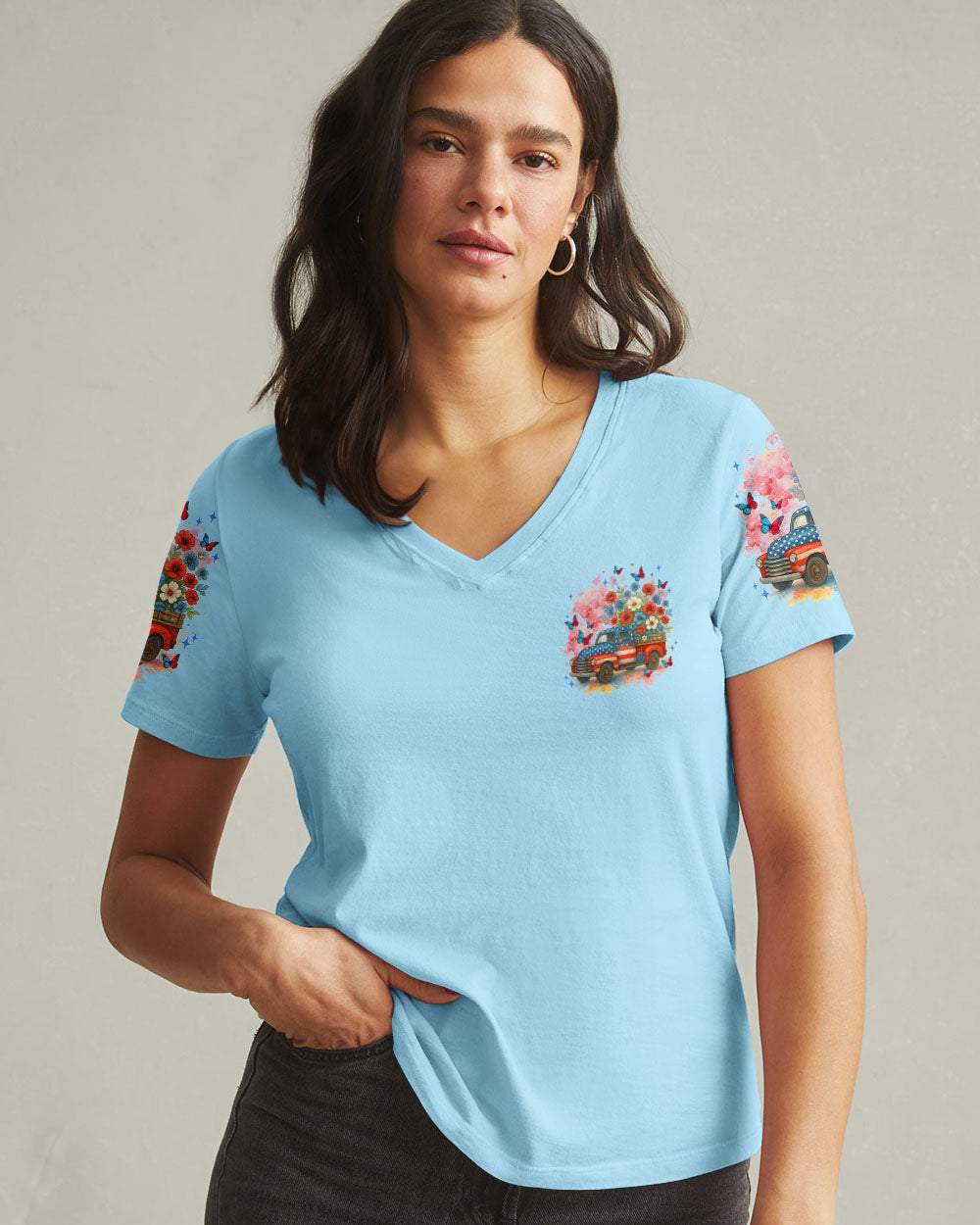 Jesus Take The Wheel Women's All Over Print Shirt - Tlnz1205252