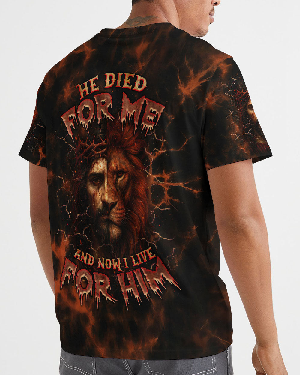 He Died For Me Men's All Over Print Shirt - Tlnz1605254