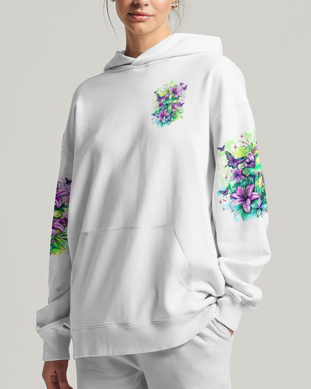 I Believe In God Lilies Women's All Over Print Shirt - Tlnz2205253