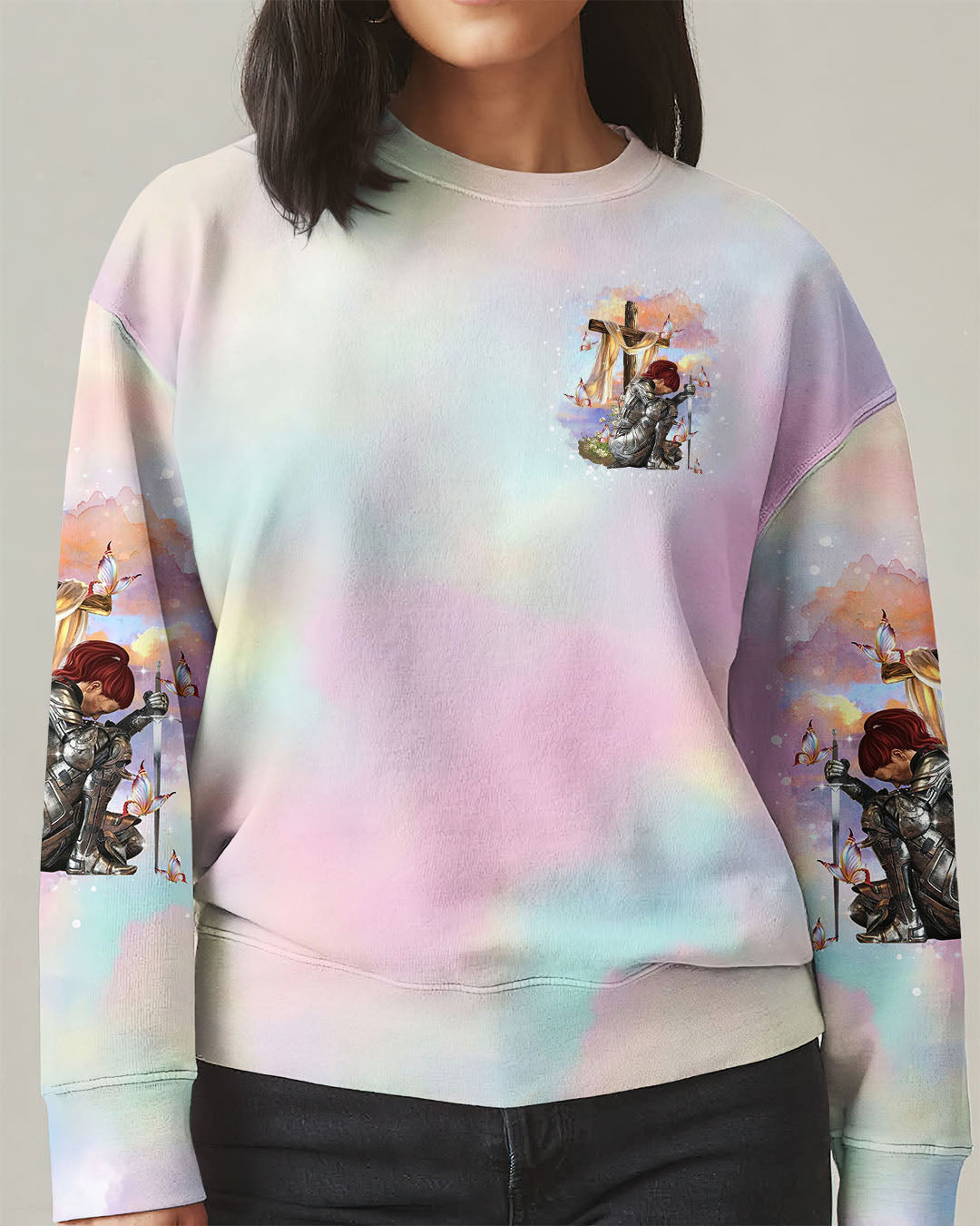 Thank You God Jesus Warrior Women's All Over Print Shirt - Tltr0805253