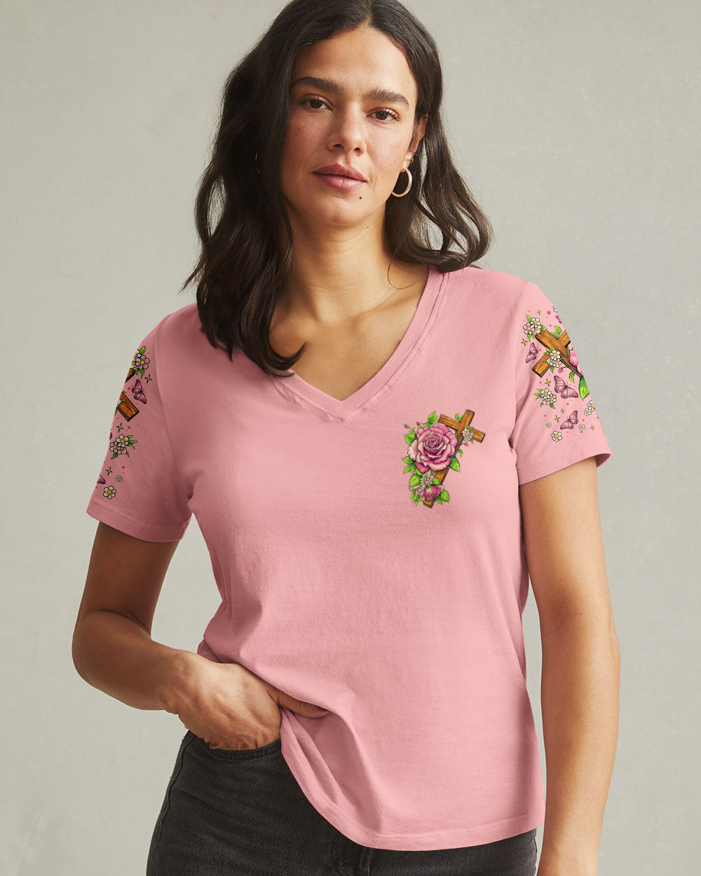 My God Turns My Darkness Into Light Women's All Over Print Shirt - Tltr0906252