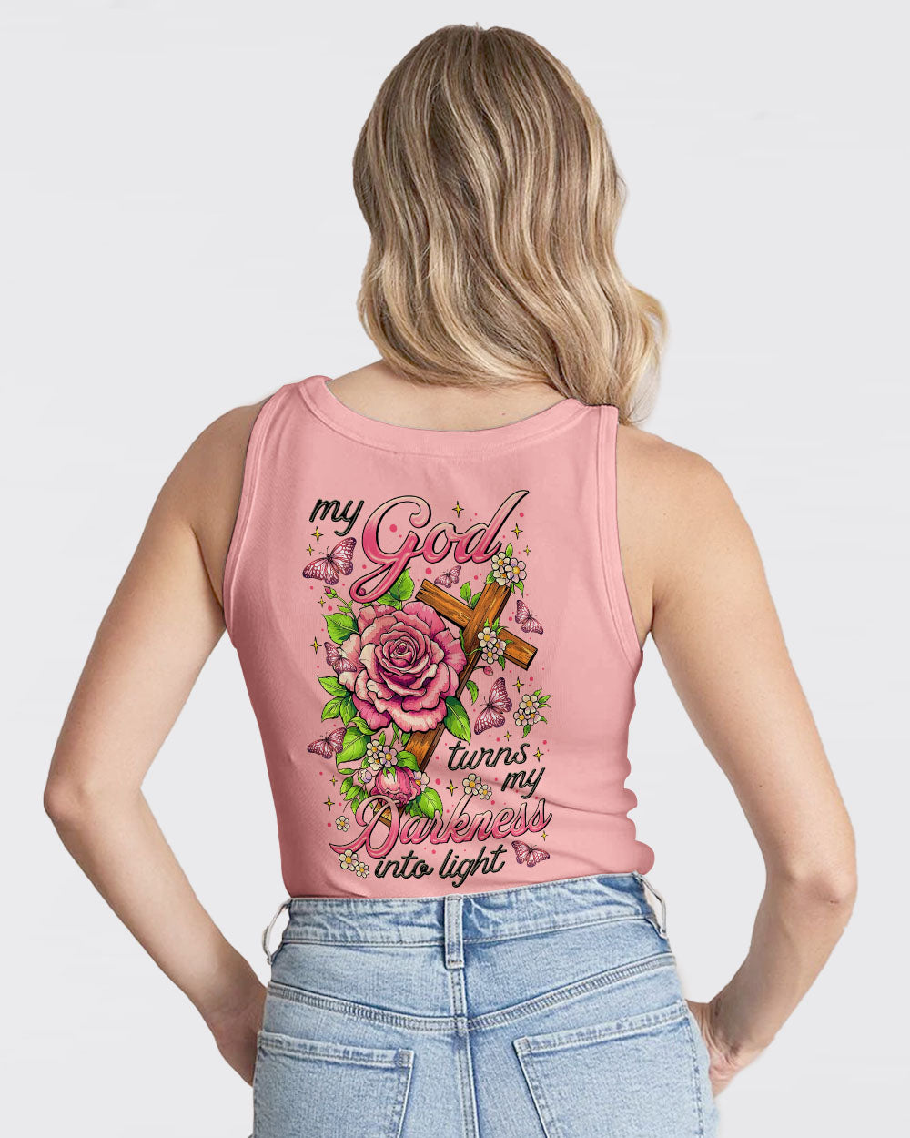 My God Turns My Darkness Into Light Women's All Over Print Shirt - Tltr0906252