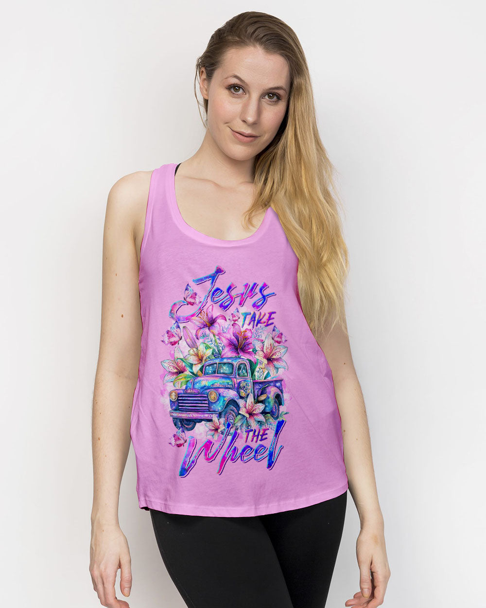 Jesus Take The Wheel Women's All Over Print Shirt - Tltr2504253