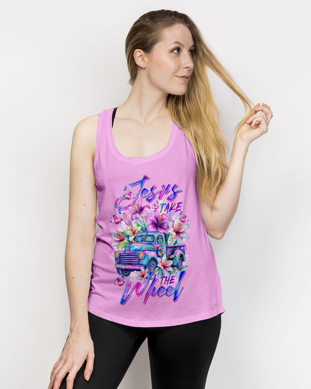 Jesus Take The Wheel Women's All Over Print Shirt - Tltr2504253
