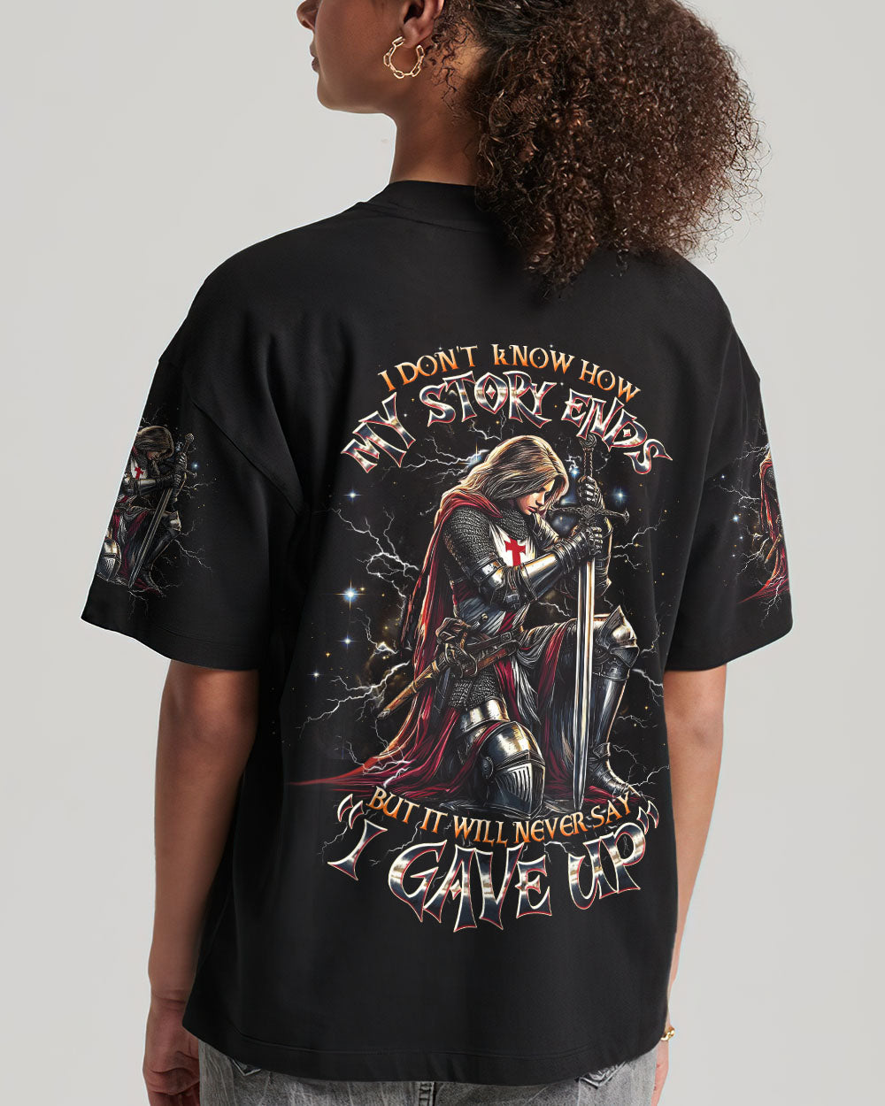 I Don't Know How My Story Ends Warrior Women's All Over Print Shirt - Tltw1605253