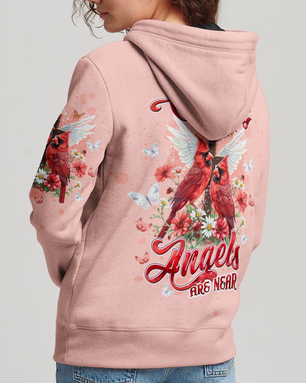 Cardinals Appear When Angels Are Near Women's All Over Print Shirt - Tltw1606253