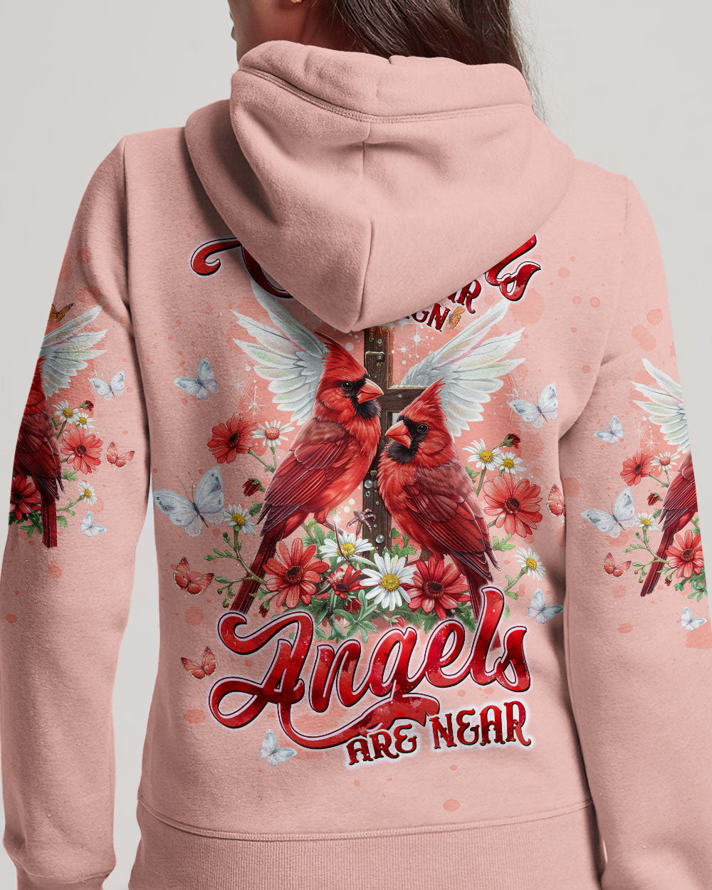 Cardinals Appear When Angels Are Near Women's All Over Print Shirt - Tltw1606253