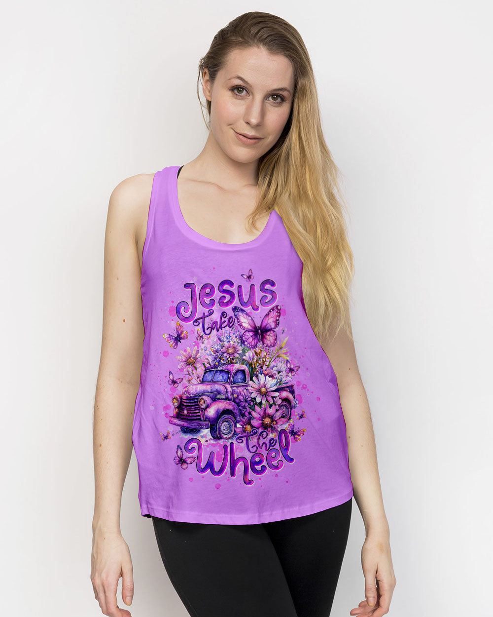 Jesus Take The Wheel Women's All Over Print Shirt - Tltw2904252