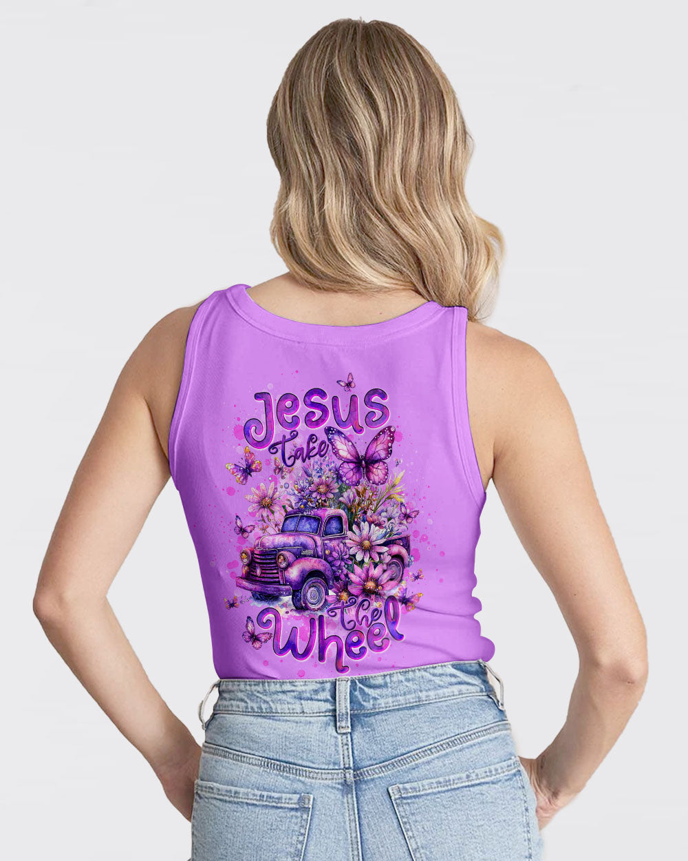 Jesus Take The Wheel Women's All Over Print Shirt - Tltw2904252