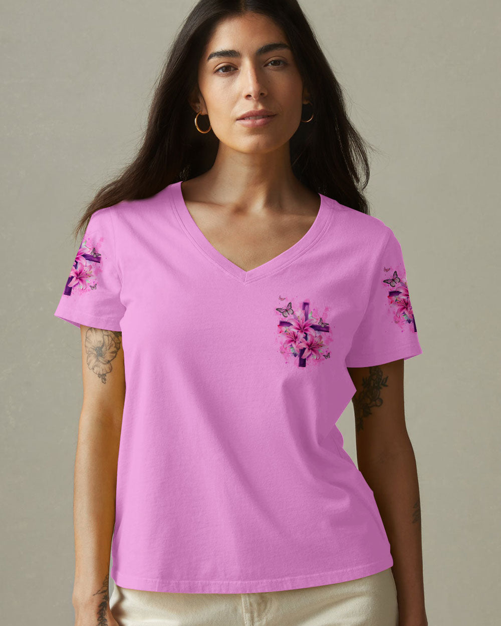 With God All Things Are Possible Women's All Over Print Shirt - Typq0406251