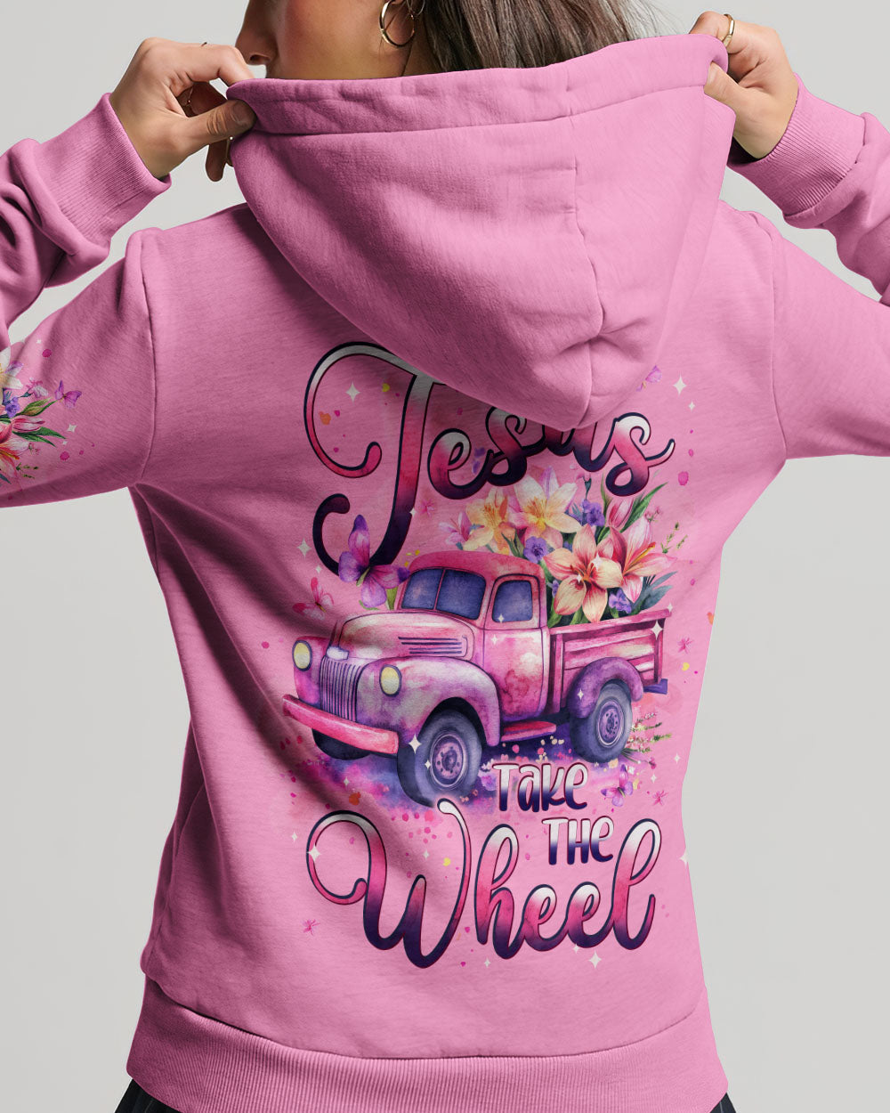 Jesus Take The Wheel Women's All Over Print Shirt - Typq1006254