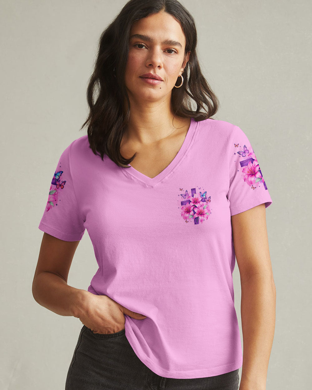 Faithful On Prayer Women's All Over Print Shirt - Tyqy0505252