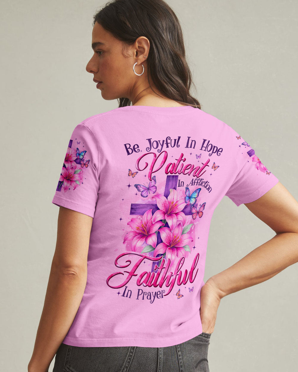 Faithful On Prayer Women's All Over Print Shirt - Tyqy0505252