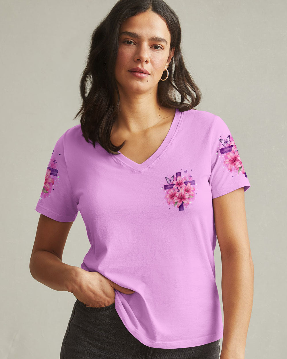 The Lord Is My Light Women's All Over Print Shirt - Tyqy0506253