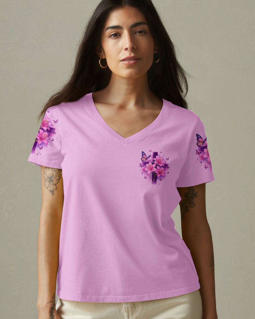 Dear God Thank You For Not Giving Up On Me Women's All Over Print Shirt - Tyqy0605251