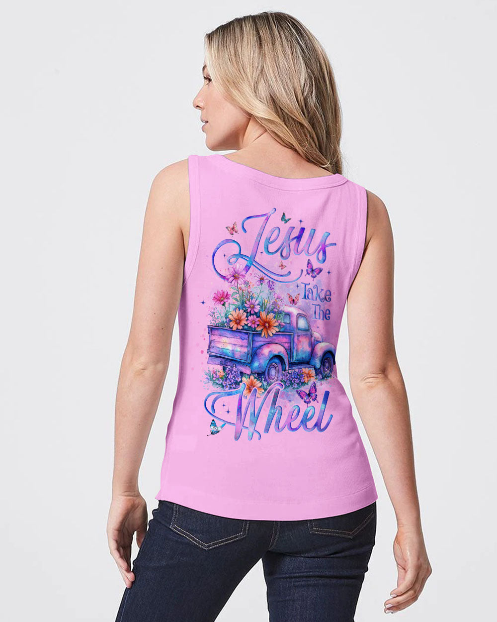 Jesus Take The Wheel Women's All Over Print Shirt - Tyqy0905254