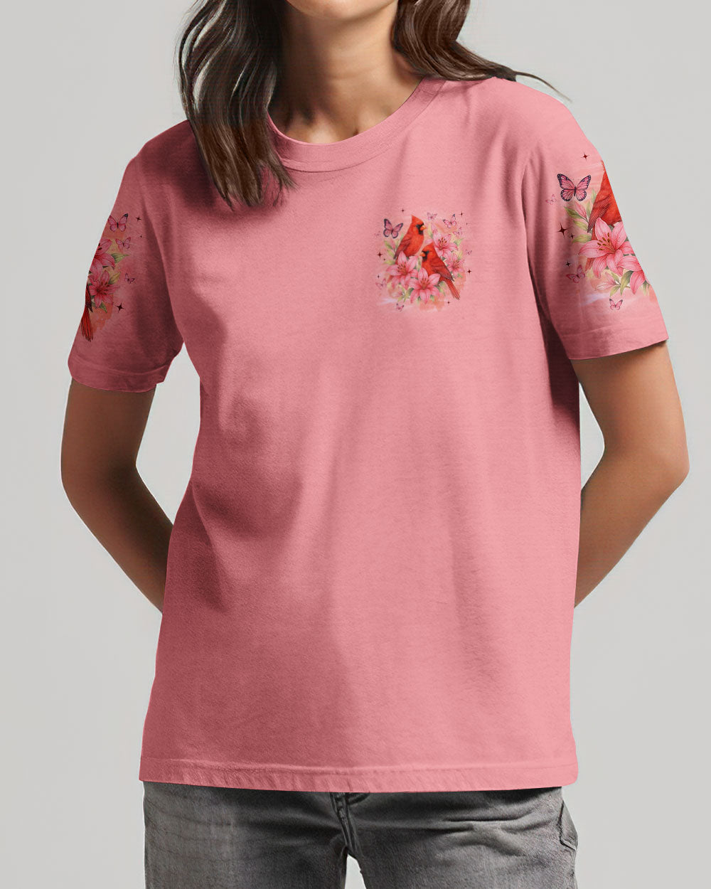 Cardinals Appear When Angels Are Near Women's All Over Print Shirt - Tyqy0906251