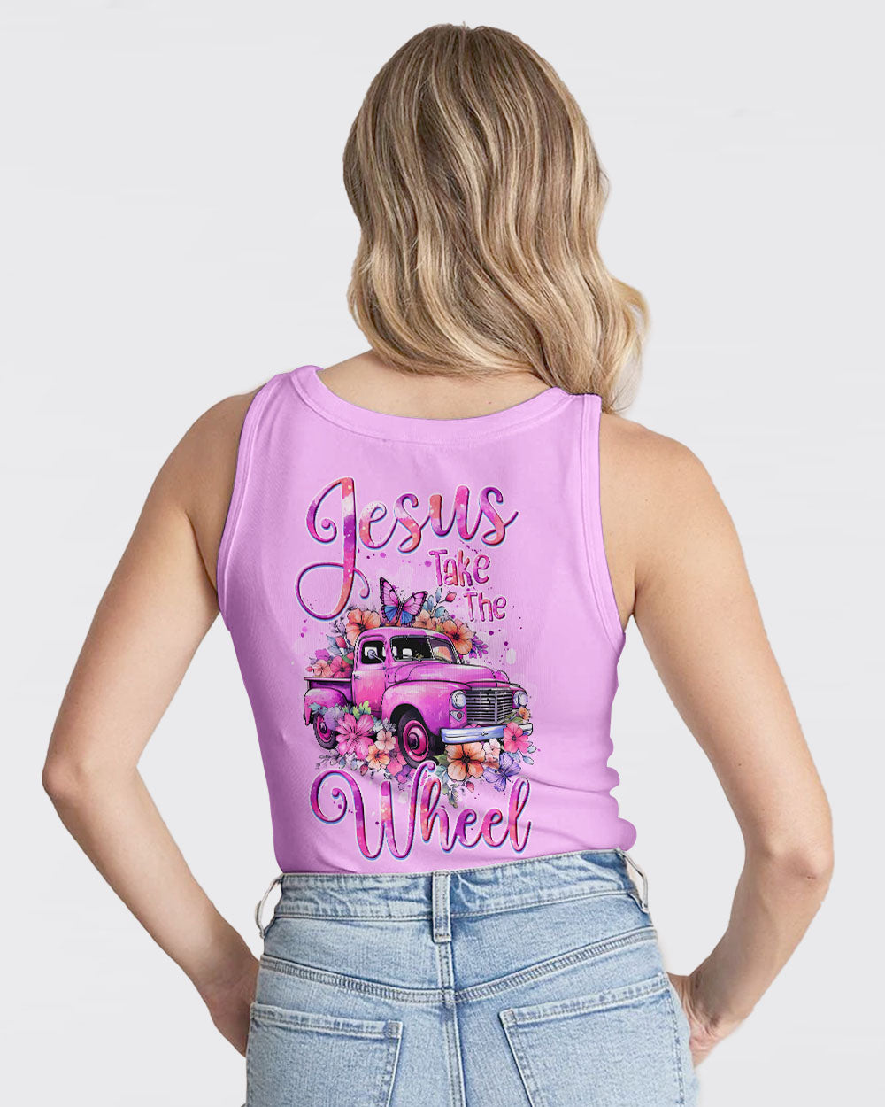 Jesus Take The Wheel Women's All Over Print Shirt - Tyqy1006252
