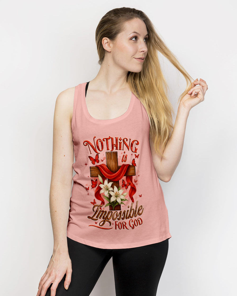 Nothing Is Impossible For God Women's All Over Print Shirt - Tyqy1206252