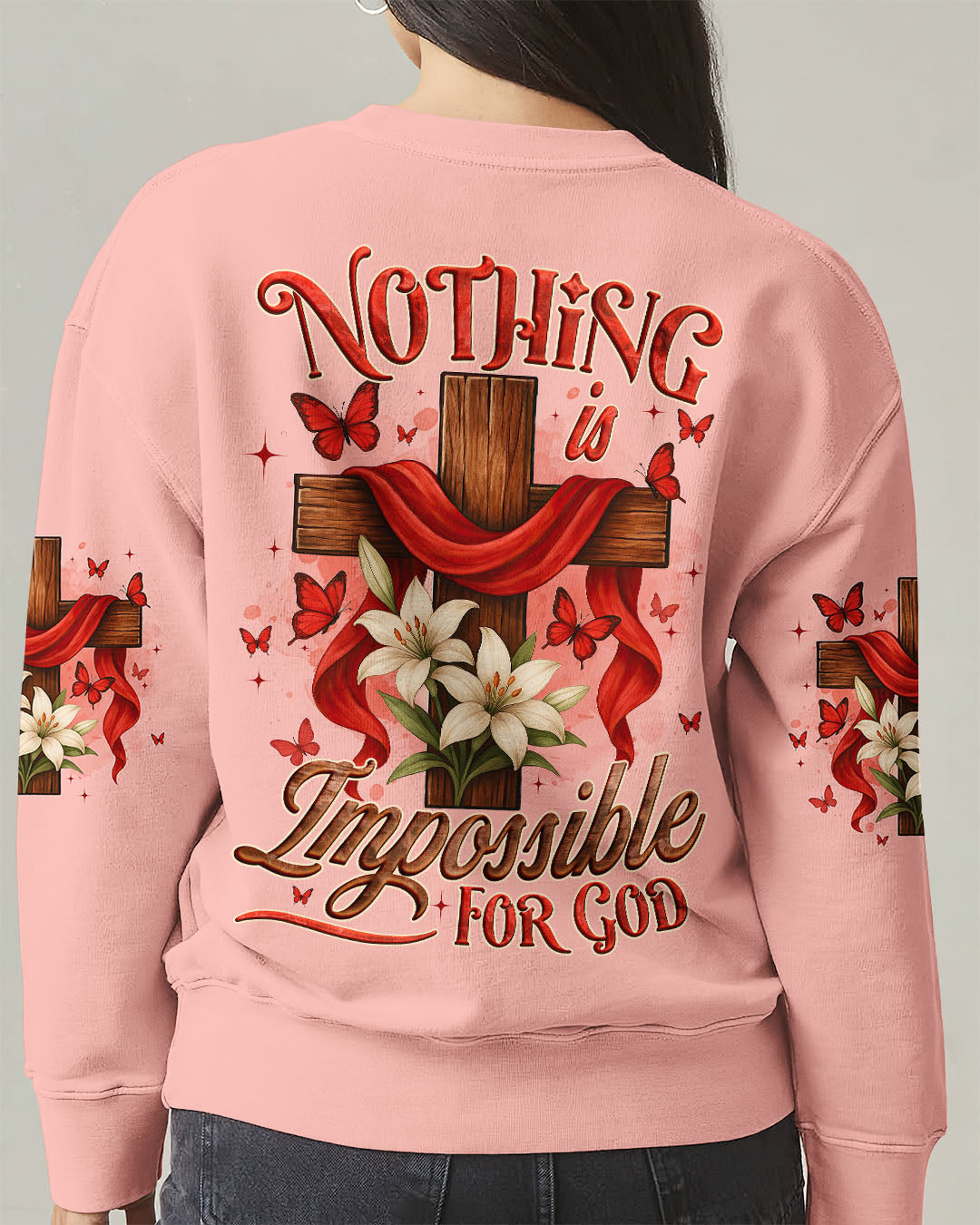 Nothing Is Impossible For God Women's All Over Print Shirt - Tyqy1206252