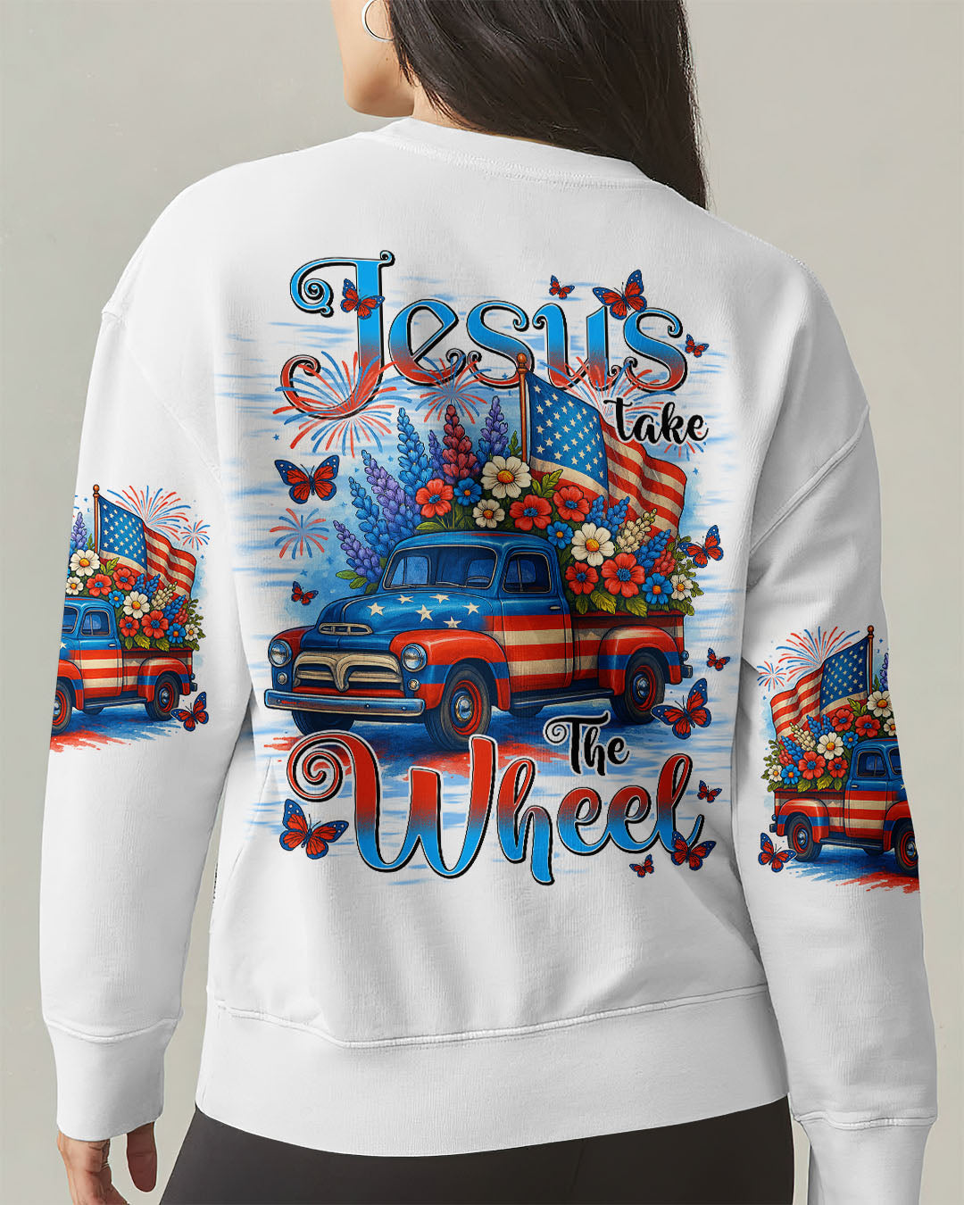 Jesus Take The Wheel Women's All Over Print Shirt - Tyqy1405254