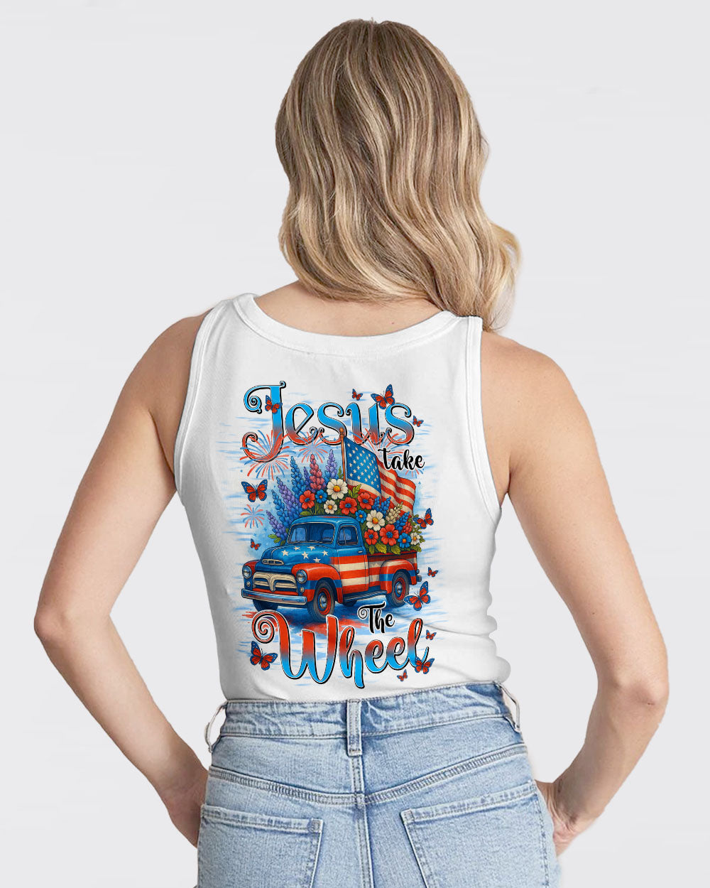 Jesus Take The Wheel Women's All Over Print Shirt - Tyqy1405254