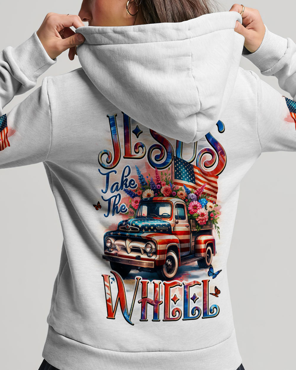 Jesus Take The Wheel Women's All Over Print Shirt - Tyqy1505252
