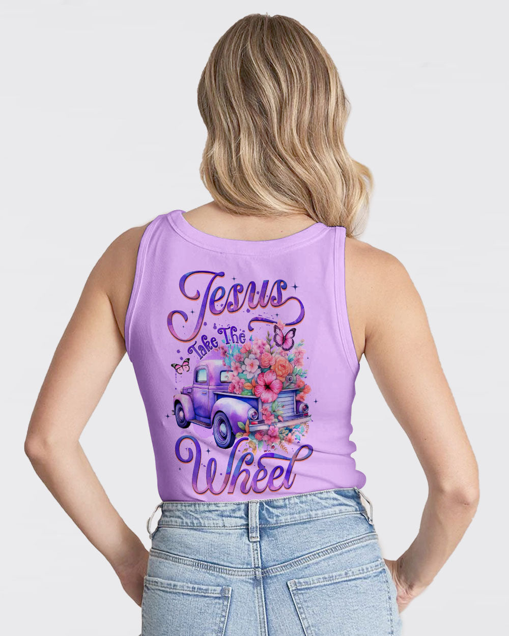 Jesus Take The Wheel Women's All Over Print Shirt - Tyqy1606253