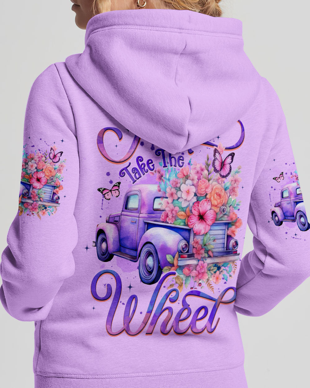 Jesus Take The Wheel Women's All Over Print Shirt - Tyqy1606253