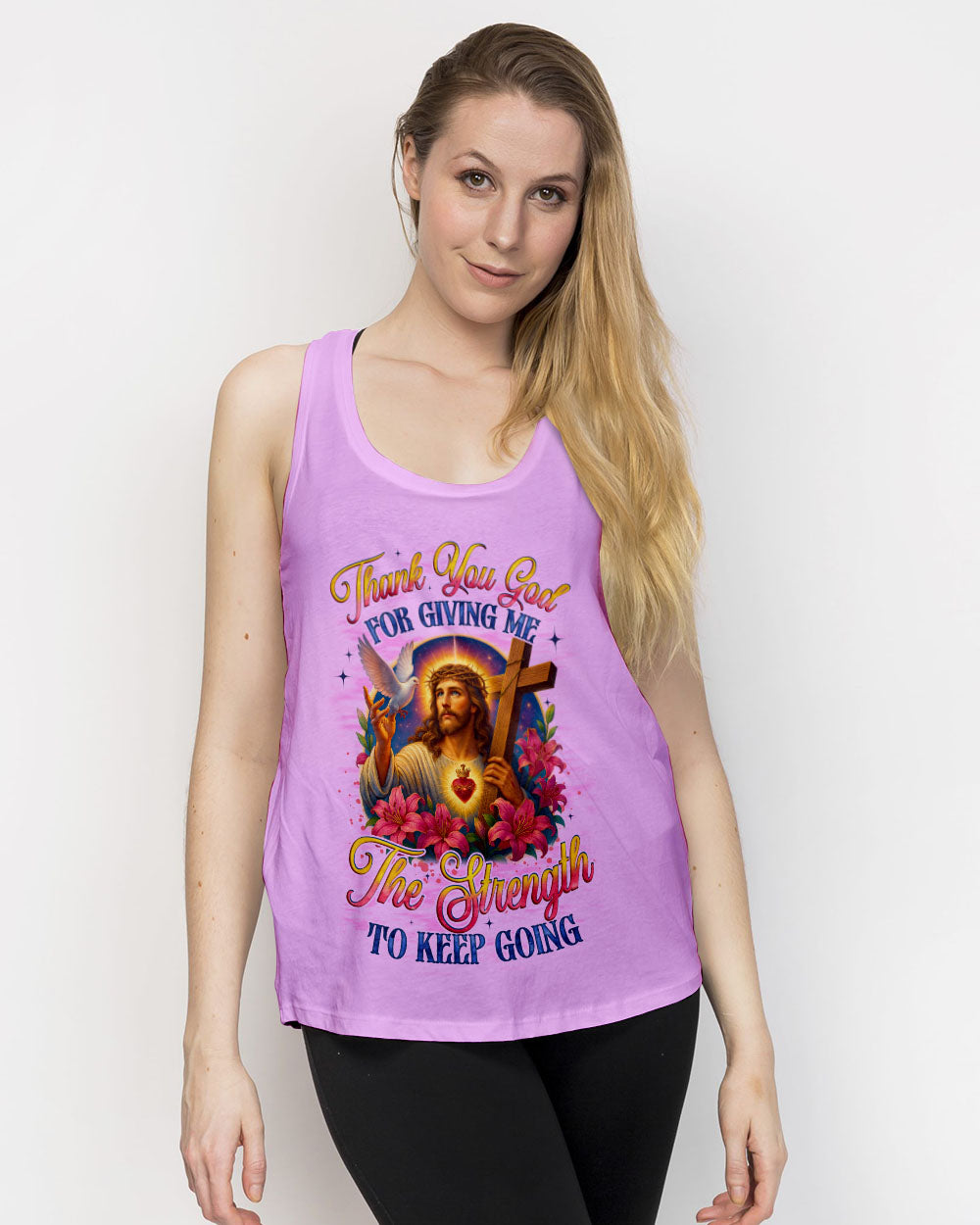 Thank You God Women's All Over Print Shirt - Tyqy1705251