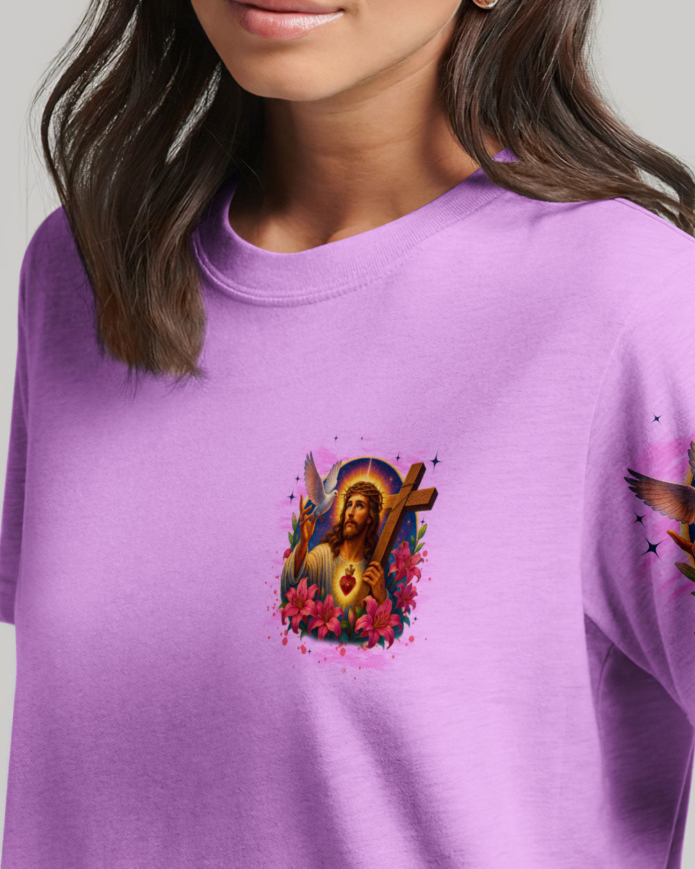 Thank You God Women's All Over Print Shirt - Tyqy1705251