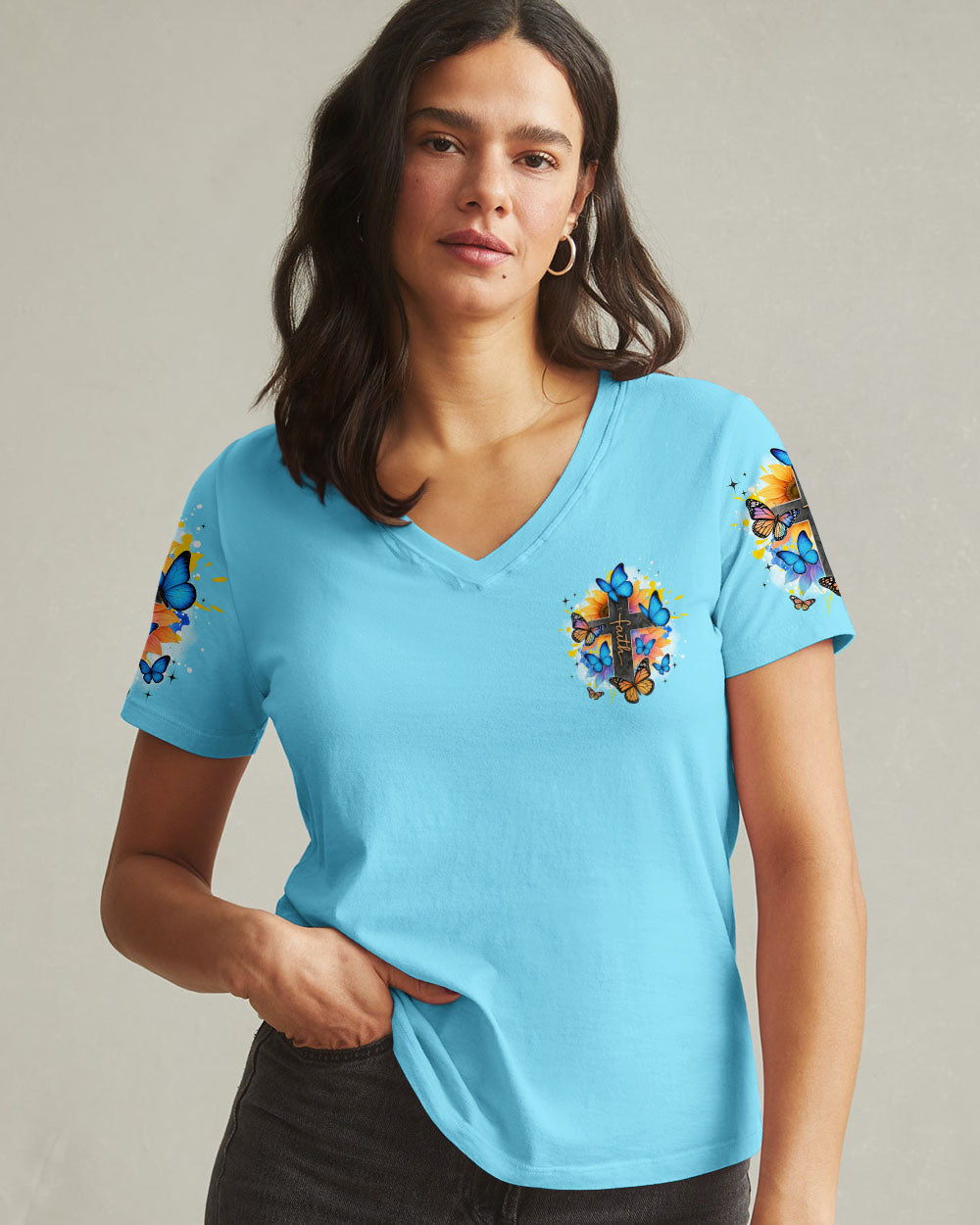 Lord Stood With Me Women's All Over Print Shirt - Tyqy1905254