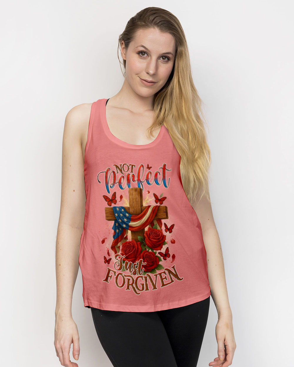 Not Perfect Just Forgiven Women's All Over Print Shirt - Tyqy2005251