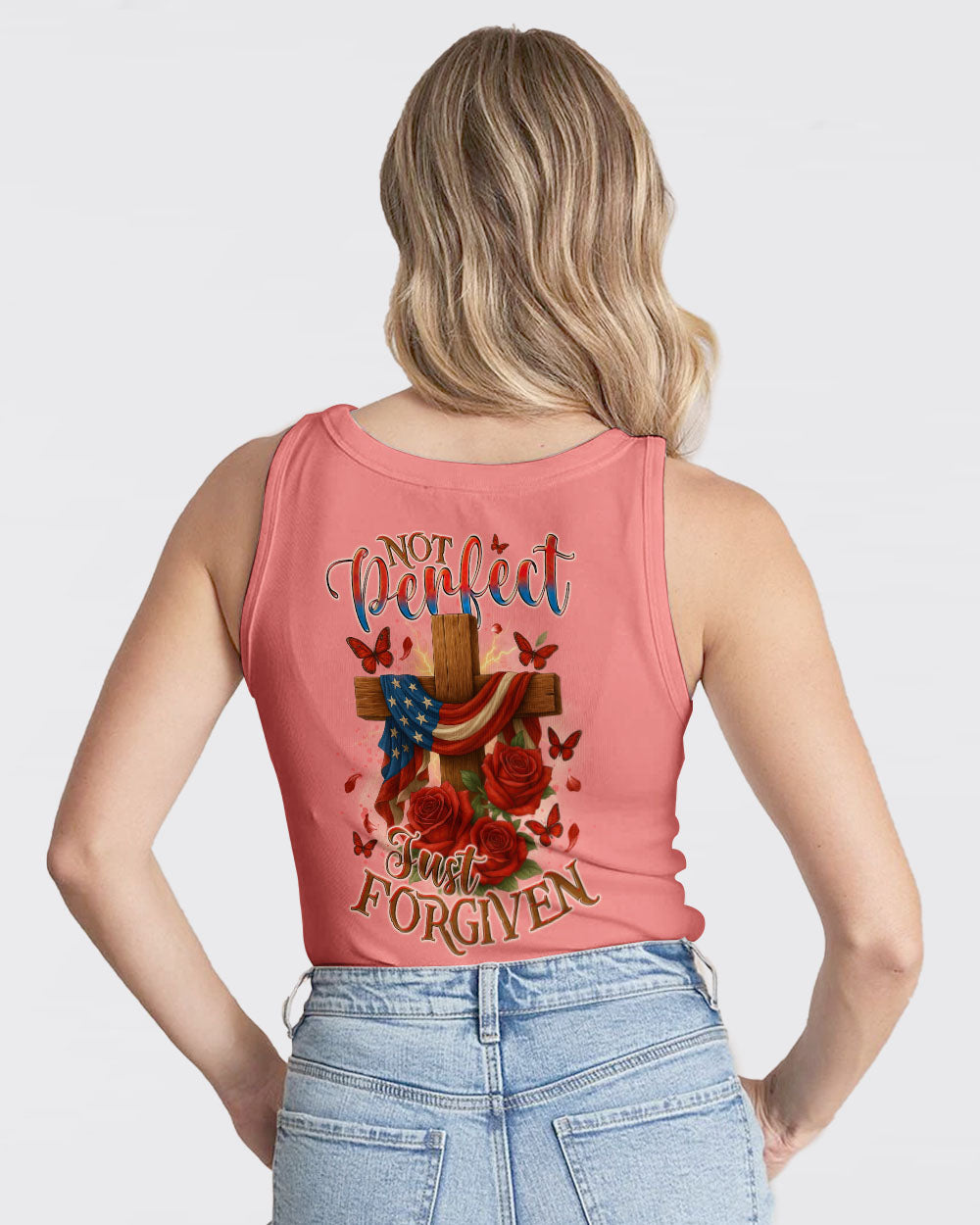 Not Perfect Just Forgiven Women's All Over Print Shirt - Tyqy2005251